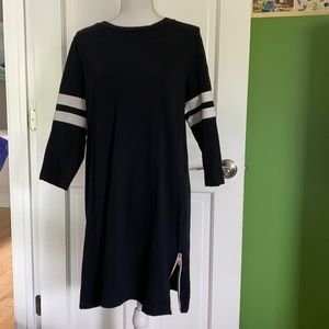 Jcrew Sweater Dress with stripe size large